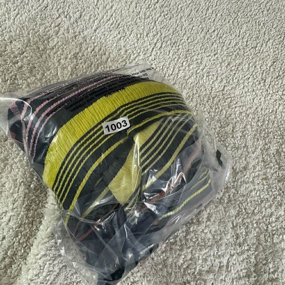 Apiece Apart top womens Sz 0 silk Blouse smocked off shoulder striped tassel - Picture 13 of 13